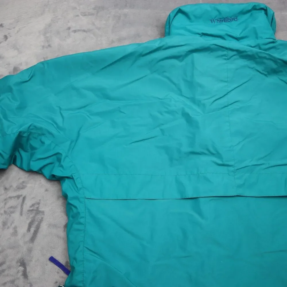 Columbia Jacket Mens L Green Radial Sleeve Stand Up Neck Full Zip Windbreaker